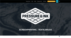 Desktop Screenshot of pressureandink.com