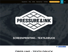 Tablet Screenshot of pressureandink.com